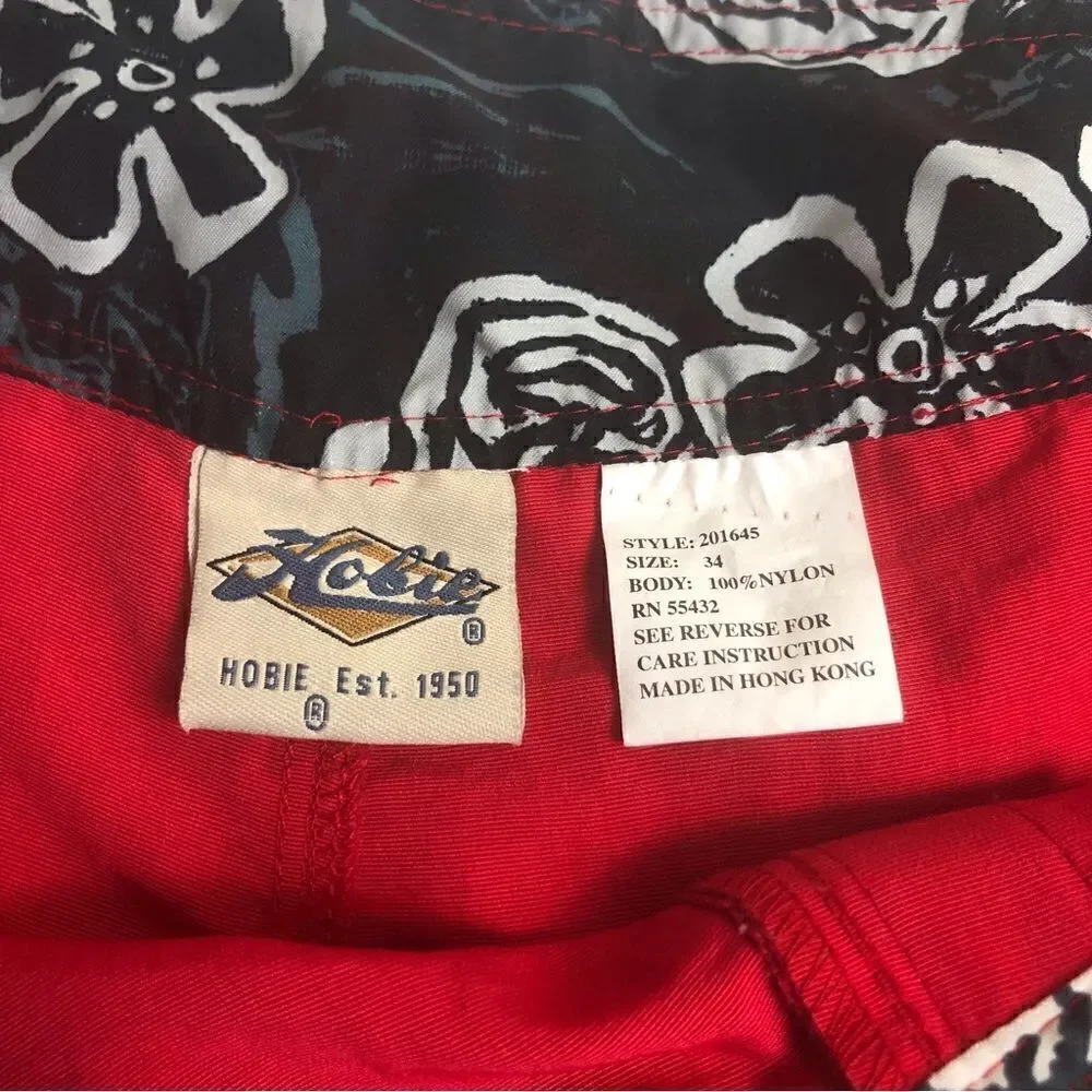 Hobie Red Swim Trunks